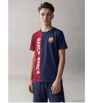 LCW Kids Lacivert Fc Barcelona Lisanslı Erkek Çocuk Tişört