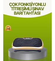 Titreşimli Egzersiz Platformu Evde Fitness ve Kas Güçlendirme