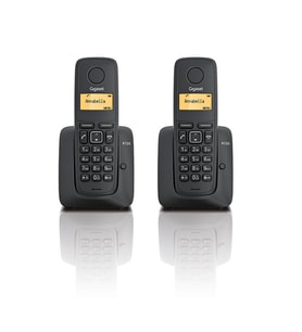 Gigaset 1 Harici 2 Dahili Dect Telsiz Kablosuz Telefon Santrali (Siyah)