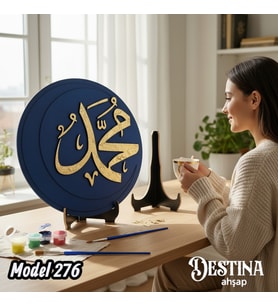 Destina Ahşap Mandala Boyama Seti- Ahşap Boyama- Model 276