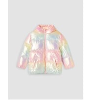 LCW Kids Pembe Kapüşonlu Kız Çocuk Şişme Mont