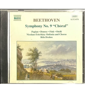 (Plak Değildir CD dir) CD Beethoven Symphony No.9 Choral CD (Karışık)