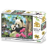 Prime 3D - Panda Günaydın 63 Parça Puzzle 10640