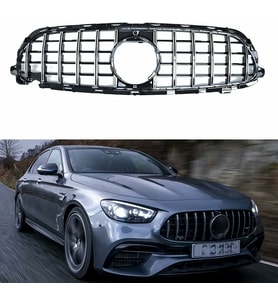 Mercedes w213 gtr ön panjur ızgara seti krom-siyah 2021 sonrası