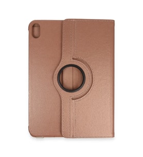 Apple iPad 2025 10.9 10.Nesil (A16) Kılıf 360 Tablet Deri Kılıf - Rose Gold