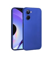 Realme 10 Uyumlu 4G Kılıf Zore Premier Silikon Kapak (SAKS MAVI)