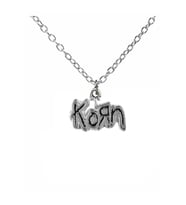 Korn Kolye 60 cm Zincirli Metal Müzik Grubu Aksesuarı, Unisex Rock Takı