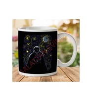 1-2079 Star Wars Van Gogh Style Starry Dark Side İki Tarafı Baskılı Kupa Bardak.jpg