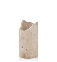 Mermer Traverten Şaraplık 11*11*21 Cm