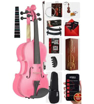 Midex HGA34PİNK-TYS Pembe 3/4 Çocuk Kemanı Full Set (10-13 Yaş İçin)