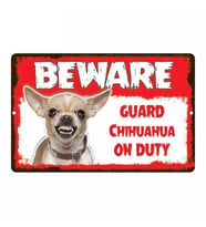Dikkat koruyucu Chihuahua köpek Sticker YApıştırma 15CM