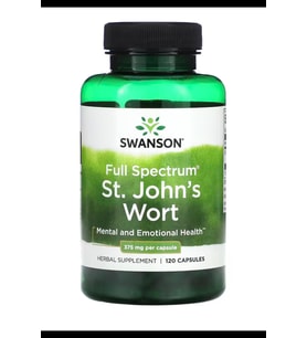 Swanson, Full Spectrum St. John's Wort, 375 mg , 120 Capsules. Usa Version 3725 (Renksiz)