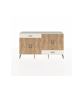 Arges Konsol 5 Raflı 2 Çekmeceli 4 Kapaklı 176x30x99 Aytaşı-Çam/Aytaşı