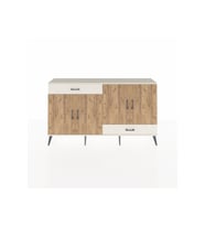 Arges Konsol 5 Raflı 2 Çekmeceli 4 Kapaklı 176x30x99 Aytaşı-Çam/Aytaşı
