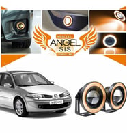 Renault Megane 2 Uyumlu, Universal Mercekli Led Angel Sis Farı, 76mm Turuncu Renk