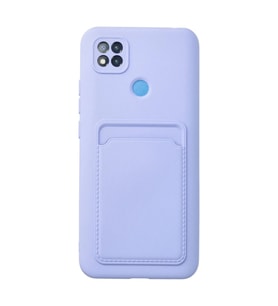 Xiaomi Redmi 9c Kılıf Kelvin Kartvizitli Silikon - Lila