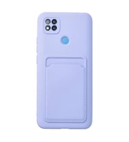 Xiaomi Redmi 9c Kılıf Kelvin Kartvizitli Silikon - Lila