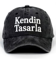Kişiye Özel Nakışlı Eskitme Şapka