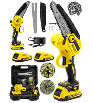 Steiner Alman 198 Vf 10 Ah 25 Cm Bakır Sargılı Akülü Dal Kesme Budama Testere Bıçkı Makinesi Sarı