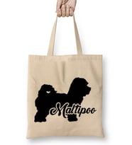 Maltipoo Mama 01 Bez Çanta Uzun Saplı