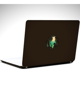 Ay ve Kız Laptop Sticker 14 inch (35X26CM)