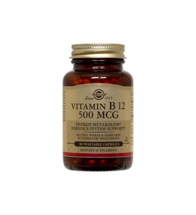 Solgar Vitamin B12 500 mcg 50 Vegetable Kapsül