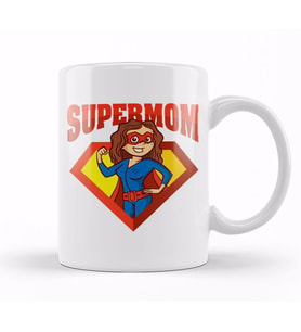 Supermom Süperanne 02 Kupa Bardak Porselen