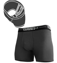 Yohannes Club, Erkek Özel Bölmeli Pamuklu Boxer, Renk Seçenekli, Tekli Paket (Antrasit)