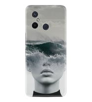 Xiaomi Redmi 12C Kılıf Resimli Desenli Baskılı Silikon Mistic Woman 1361