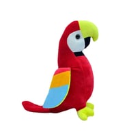 Peluş Oyuncak Papağan  Kırmızı 35 cm