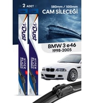 BMW 3 serisi (E46) sedan Silecek Takımı 1998-2005 Uyumlu 580MM/500MM