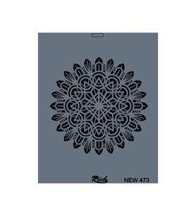 New Seri N-473 Stencil 35X25 Cm