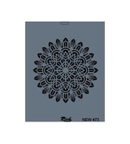 New Seri N-473 Stencil 35X25 Cm