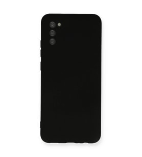 Galaxy A03s Kılıf Nano İçi Kadife  - Siyah