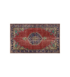 Vintage El Yapımı Eskitme Halı 158x270 cm 10227