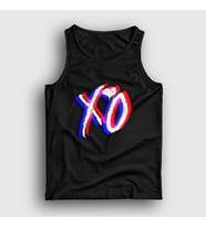 Presmono Unisex Siyah Glitch Xo The Weeknd Atlet 158608tt