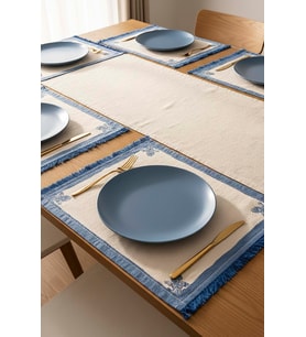 Elysian Blue 6'lı Amerikan Servis Seti