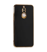 Huawei Mate 10 Lite Kılıf Volet Silikon - Siyah
