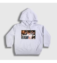 Presmono Unisex Çocuk Beyaz Le sserafim K Pop Kapüşonlu Sweatshirt 438491tt (Beyaz)
