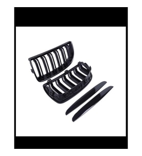 BMW E90 2005-2008 Panjur Set Piano Siyah Çift Çıtalı 51712151895 Wender