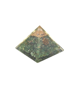 Hakiki Doğal Aventurin Taşı Orgonit Piramit 213 Gram