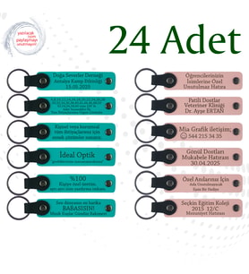 K Turkuaz & Y Ağzı, 24’lü Set, Kişiselleştirilebilir Hediye, Sanat Festivali Katılımcılarına Sürpriz