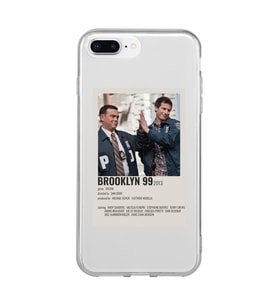 Iphone 7 PLUS - 8 PLUS Uyumlu Brooklyn 99 Tasarımlı Şeffaf Telefon Kılıfı