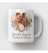 Kişiye Özel Sevgiliye Hediye Fotoğraf Baskılı Kupa Bardak