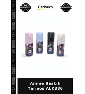 Özel Üretim Hediyelik Kişisel İçecek Anime Baskılı Termos ALK386