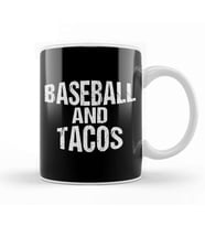 Baseball & Tacos Funny Athlete Taco Obsessed Kupa Bardak Porselen