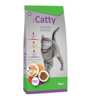 Catty Kısırlaştırılmış Kedi Maması Somonlu 15 Kg (Beyaz)