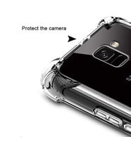 Samsung Galaxy J6 Uyumlu Kılıf Zore Nitro Anti Shock Silikon (Renksiz)