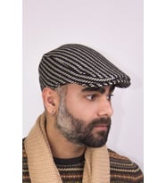 erkek kasket şapkası-9542-baysapkaci (Siyah)