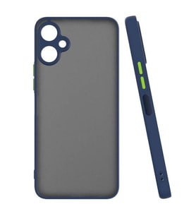 Coverzone Tecno Spark 9T ile uyumlu K?l?f Hux Kapak ??k ve Dekoratif Model Toz Kir ve Darbelere Kar?? Koruma Y�kseltilmi? Kenarlar ile Ekstra Koruma Lacivert